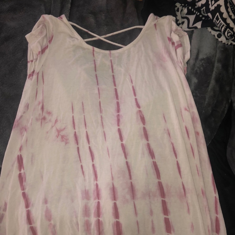 Mini beach cover up dress